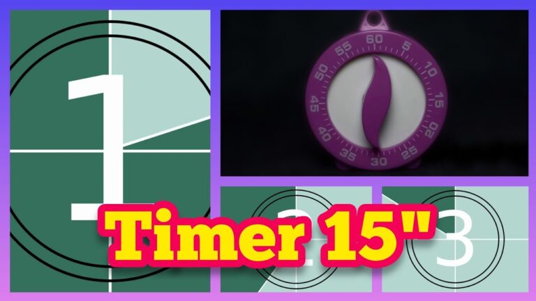 Timer: Massimizza il Tuo Tempo con i 15 Secondi Ottimizzati