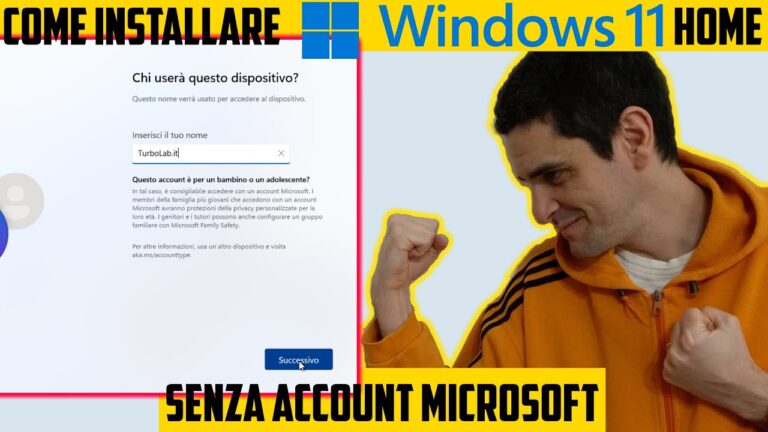 Windows 11: Accedi senza un account Microsoft