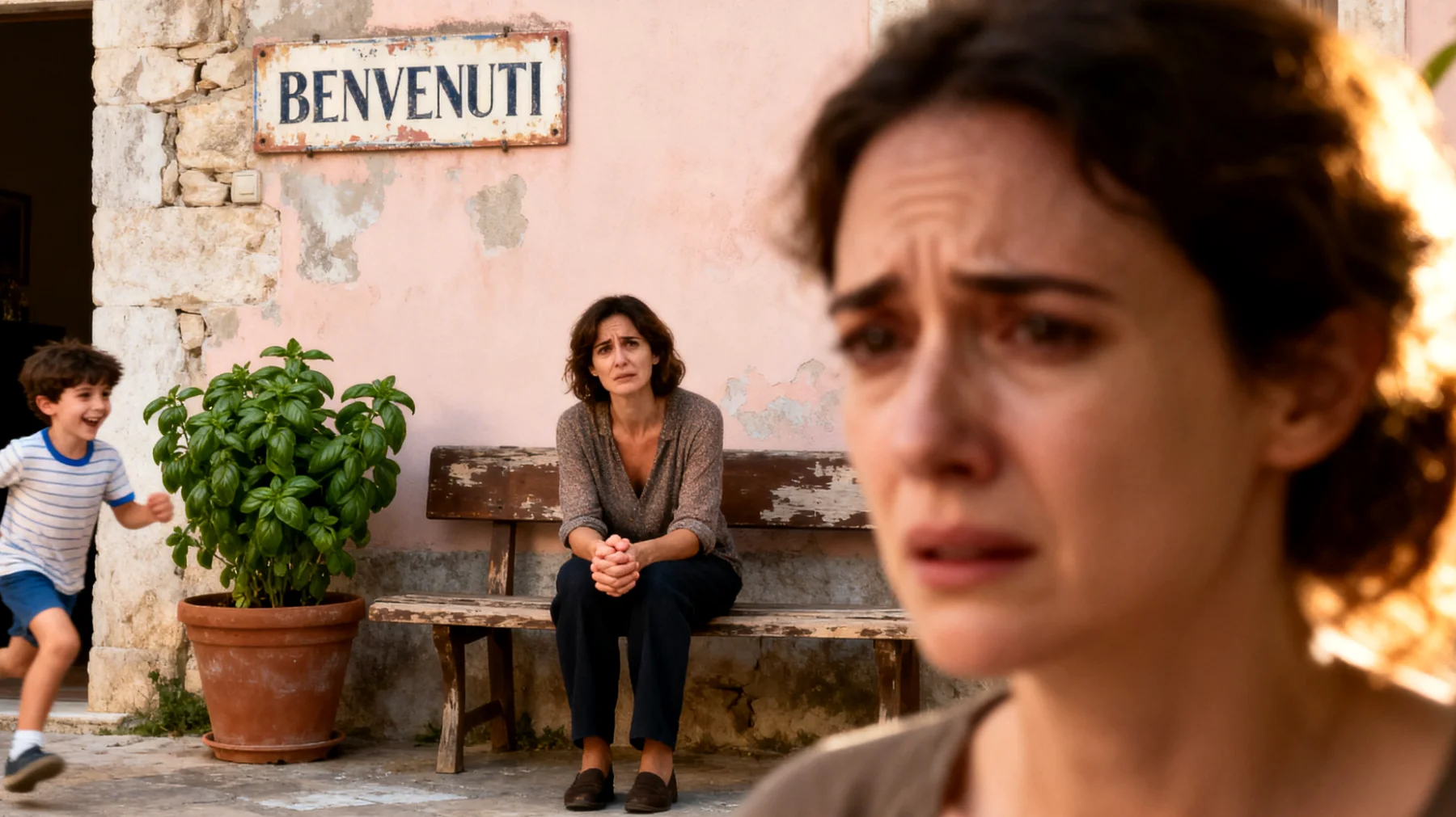 Mamma che vive con l'ansia costante di perdere il legame affettivo con i propri bambini piccoli, temendo che crescendo possano allontanarsi emotivamente o preferire altre figure di riferimento"