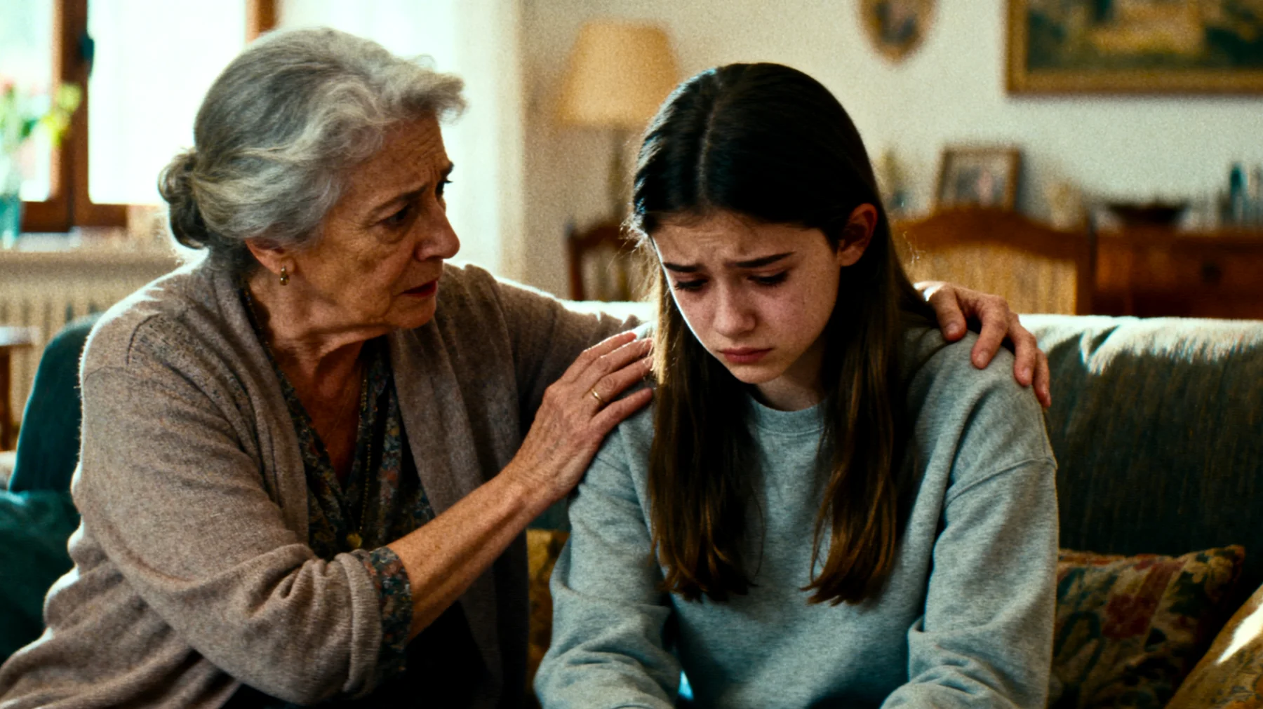 Nonna preoccupata perché la nipote adolescente mostra scarsa fiducia in sé stessa, si svaluta costantemente e ha paura del giudizio degli altri"